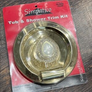 Polished Brass Simpatico Tub & Shower Trim Kit. New